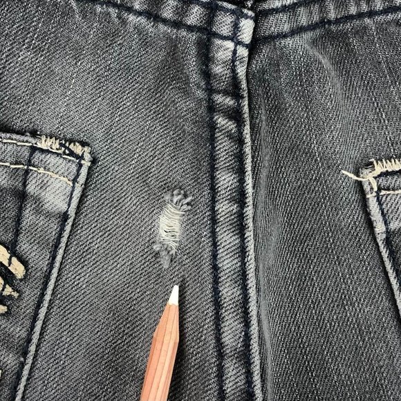 Ed Hardy Embroidered Tiger Pockets Denim Jeans - Picture 8 of 10